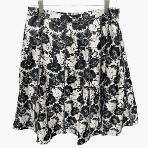 Coldwater Creek 100% Silk Floral Flowy Full Mini Skirt